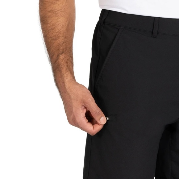 Gerry Men's Tech Shorts, Inseam 9 Inches, Waist 32, Black, NWT - Picture 4 of 13